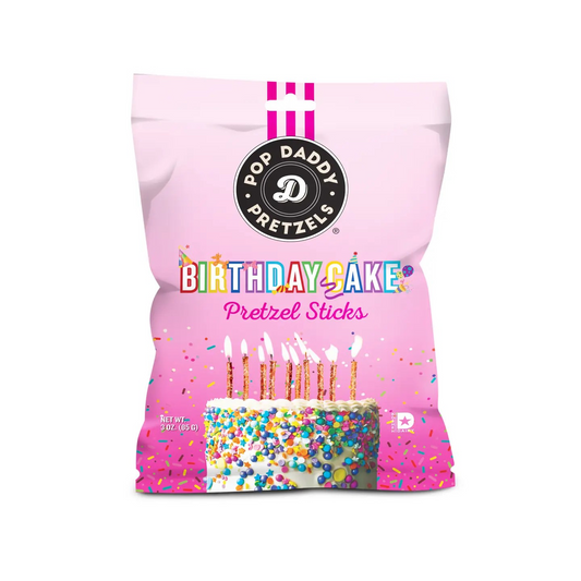 Birthday Cake Pretzels Mini | POP DADDY