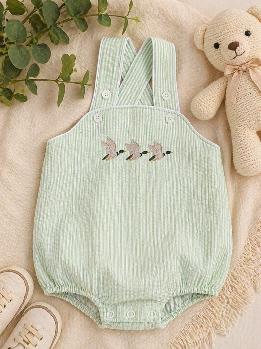 Green Gables Duck Romper | Personalize Me