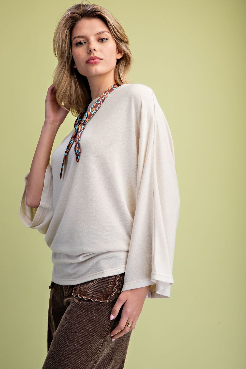 Effortless Drape Knit Top