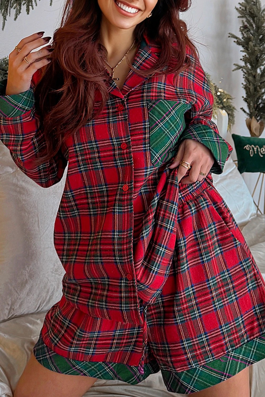Winterberry Plaid set