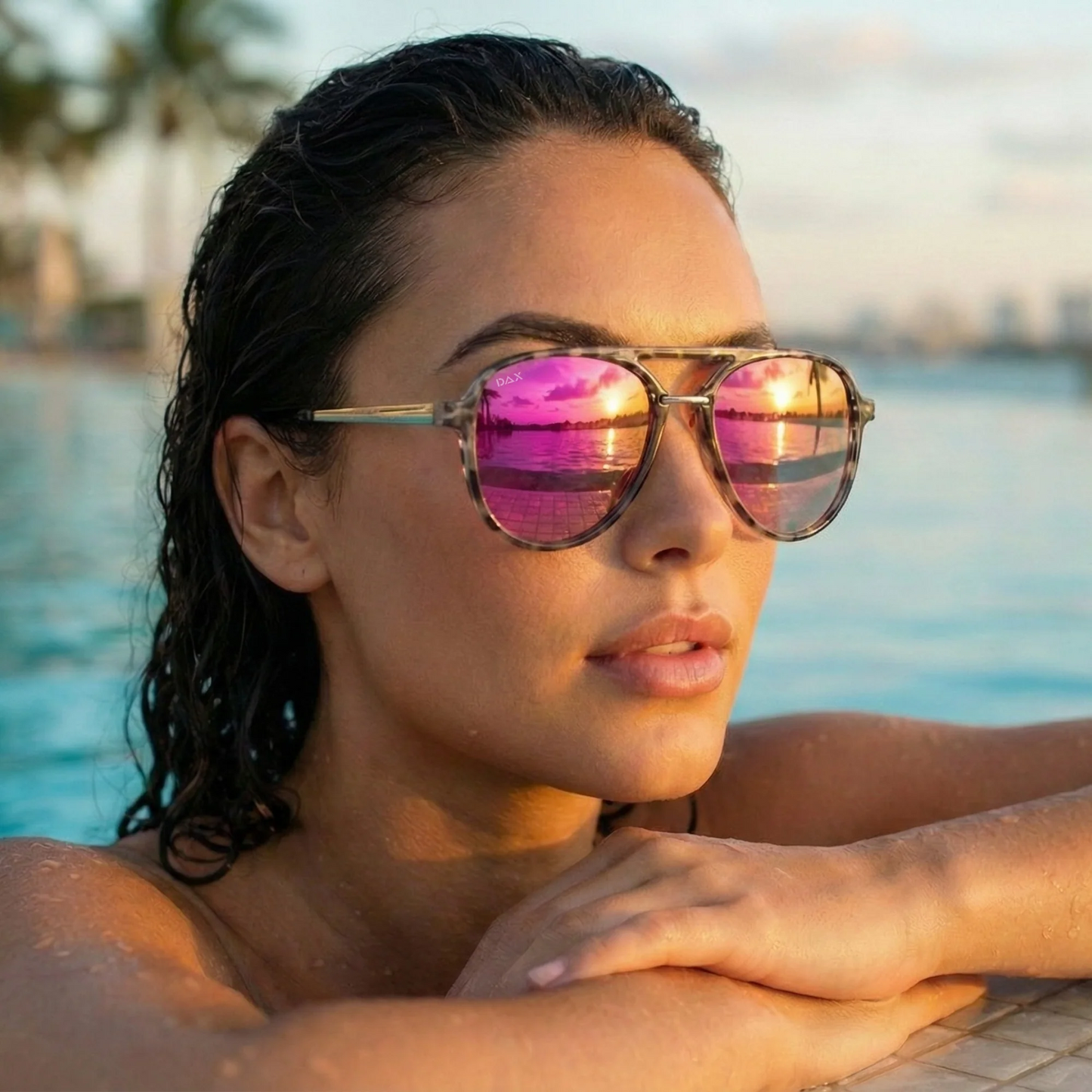 Earhart Hot Pink | Dax Eyewear