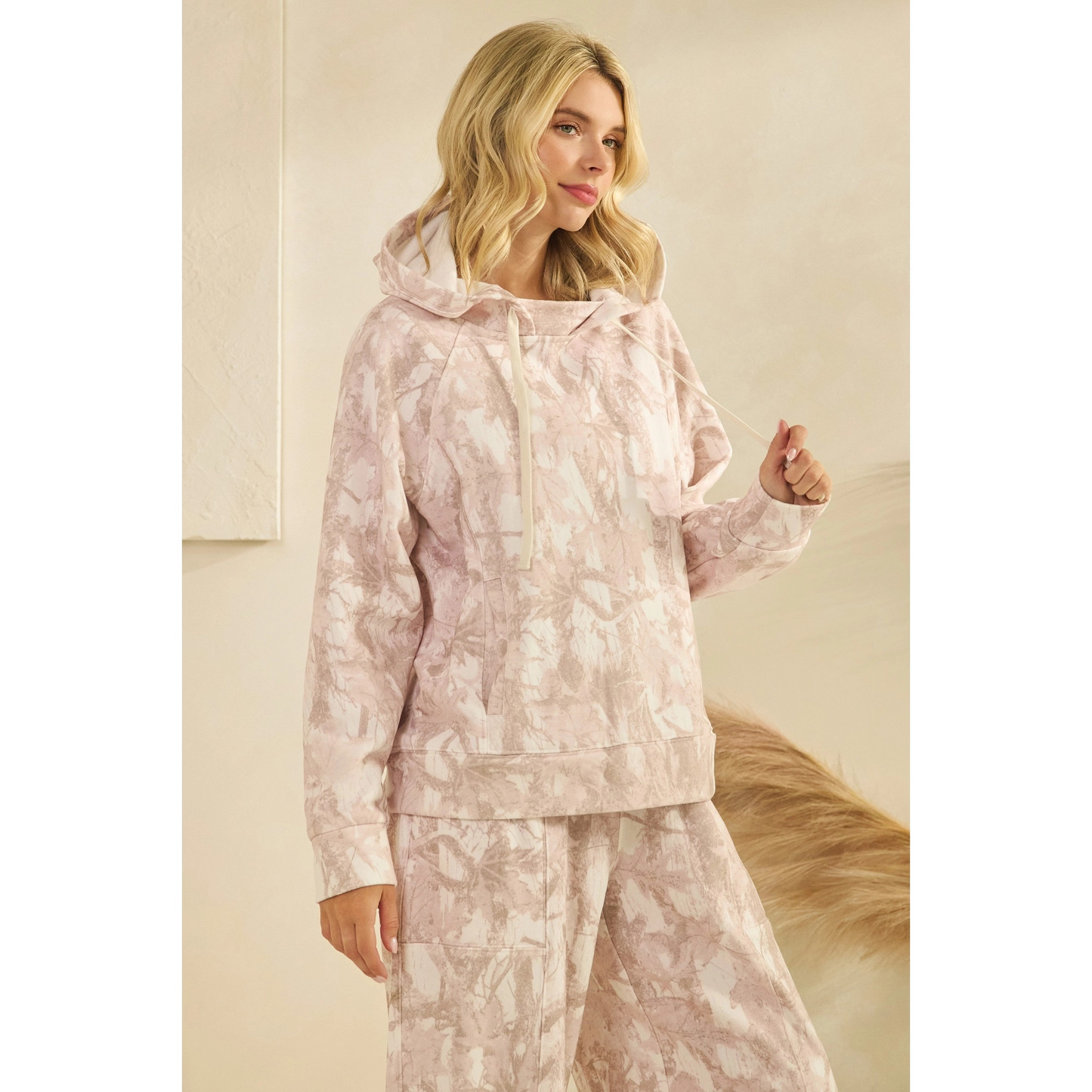 Blush Camo Jogger Set