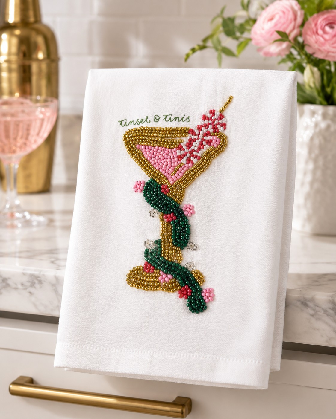 Tinsel & Tinis Hand Towel