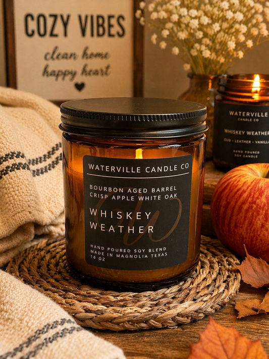 Whiskey Weather 16oz Soy Candle