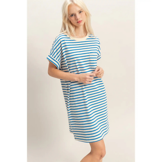 Sweetwater Stripe Mini Dress
