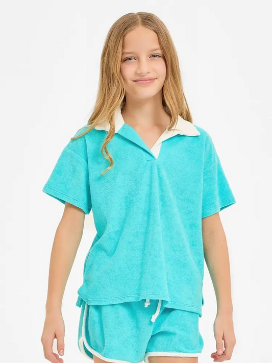 Seaside Sweetheart Short Set | Youth