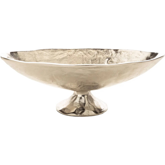 Long Oval Decorative Footed Bowl