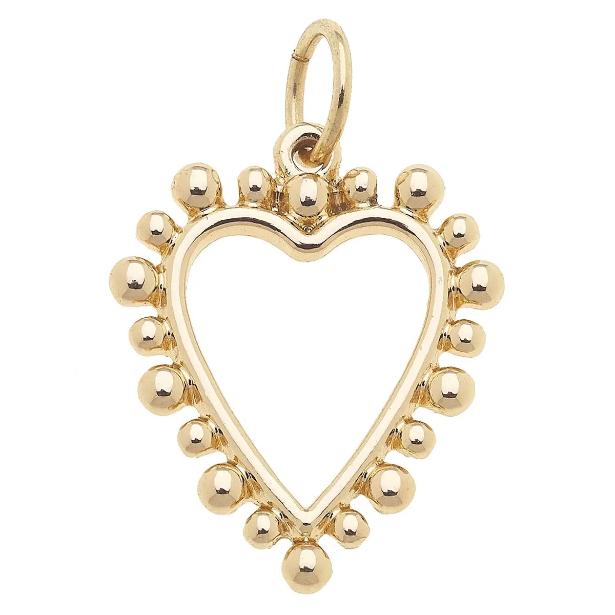 Beaded Bliss Heart Charm