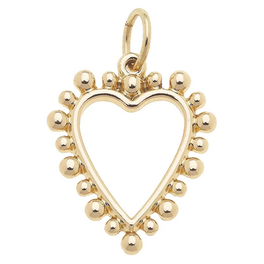 Beaded Bliss Heart Charm