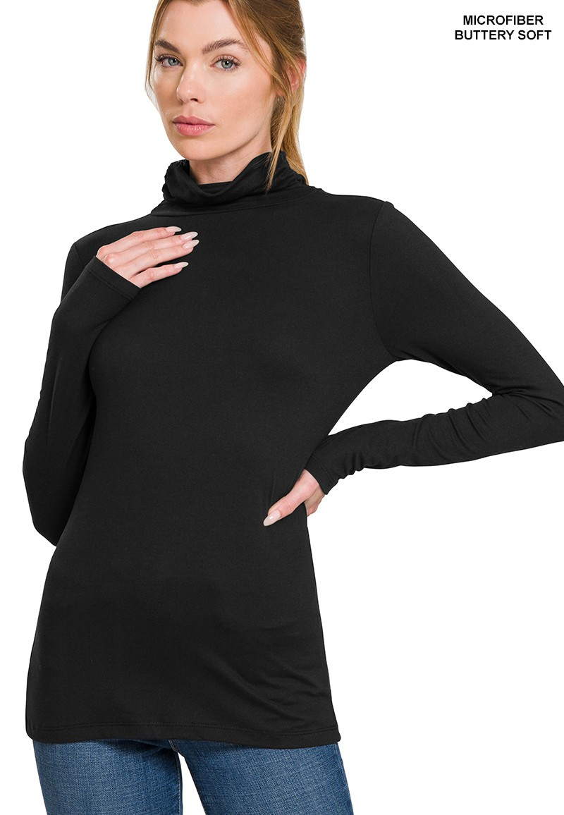 The Essential Mock Neck Top