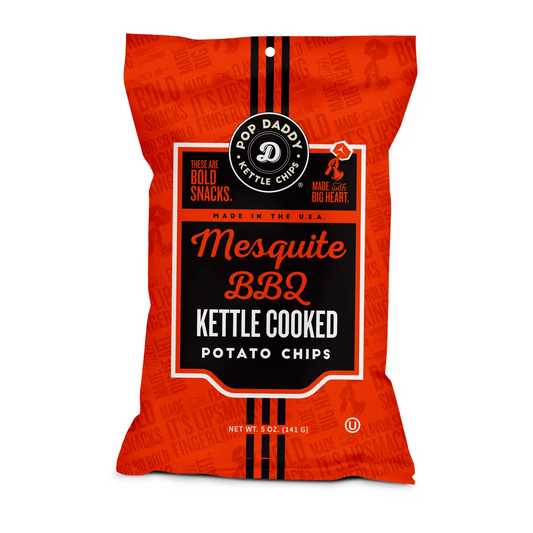 Mesquite BBQ Kettle Chips | POP DADDY