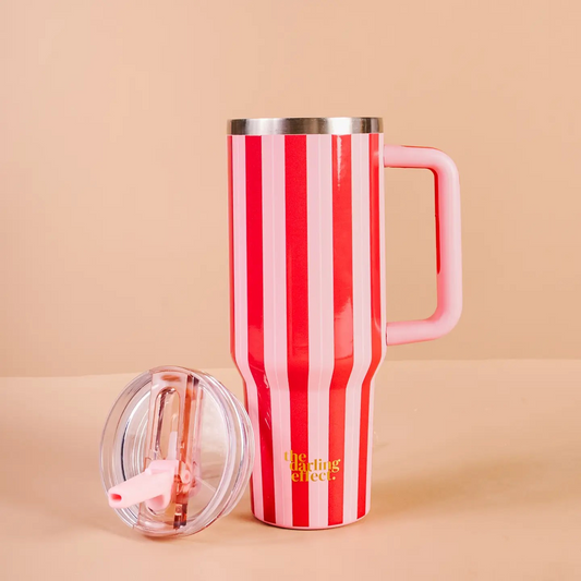 Peppermint Stripe 40oz Tumbler