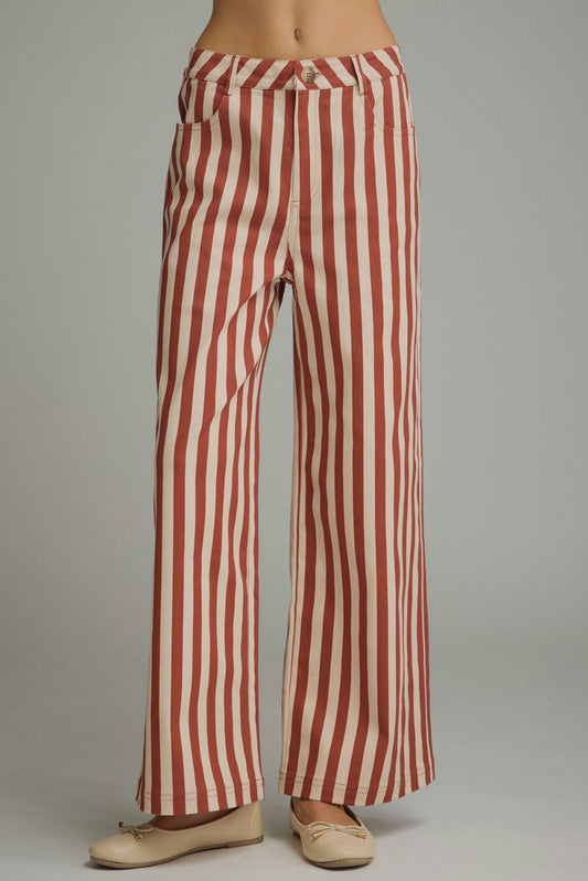 Red Line Wide Leg Pants