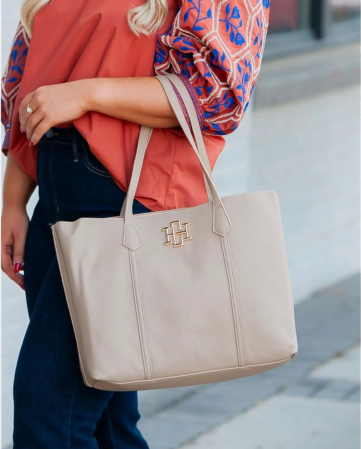 Heath Tote Bag | Taupe