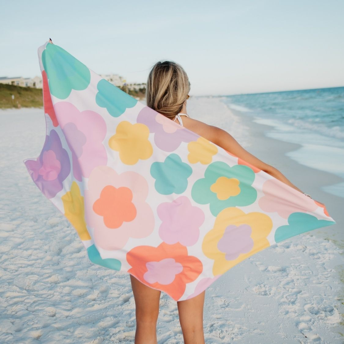 Groovy Flower Quick Dry Towel | Reversible | Katydid