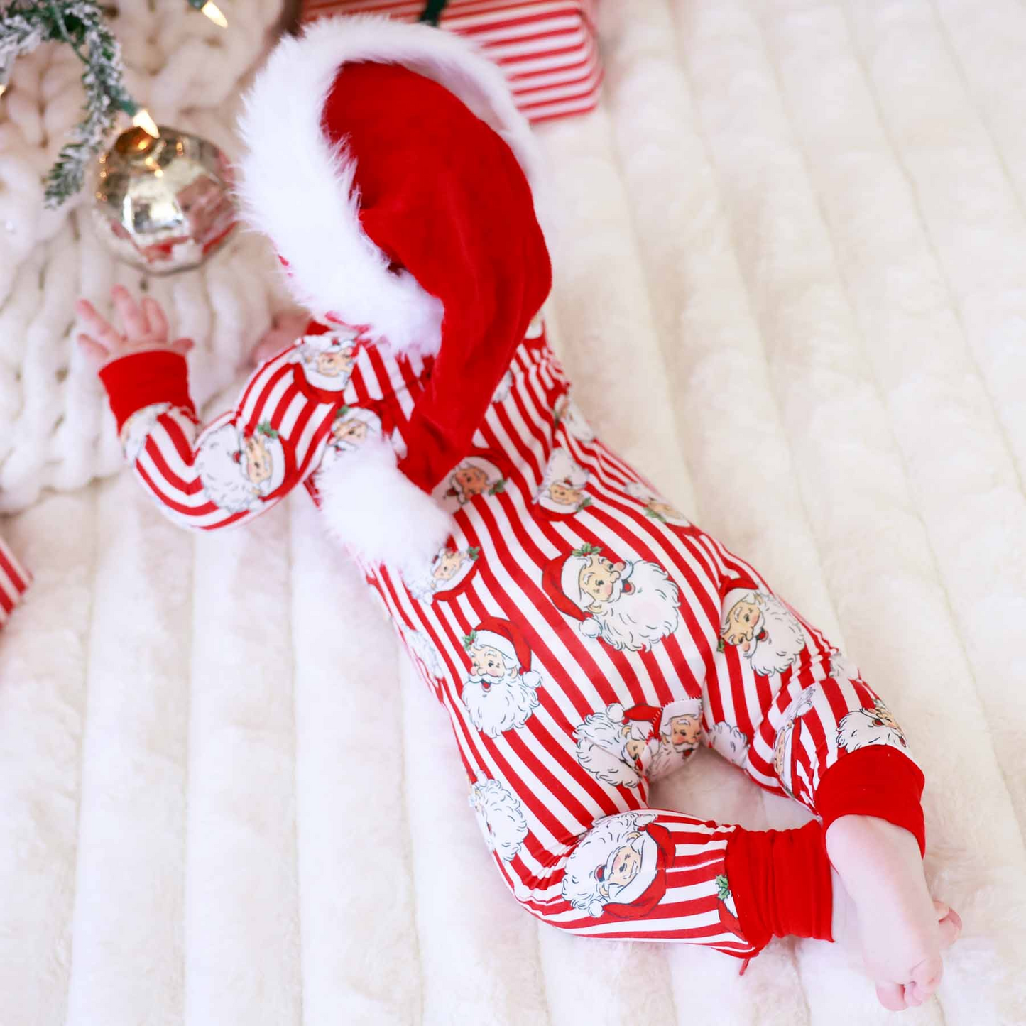 Santa Claus Lane | Zip Romper