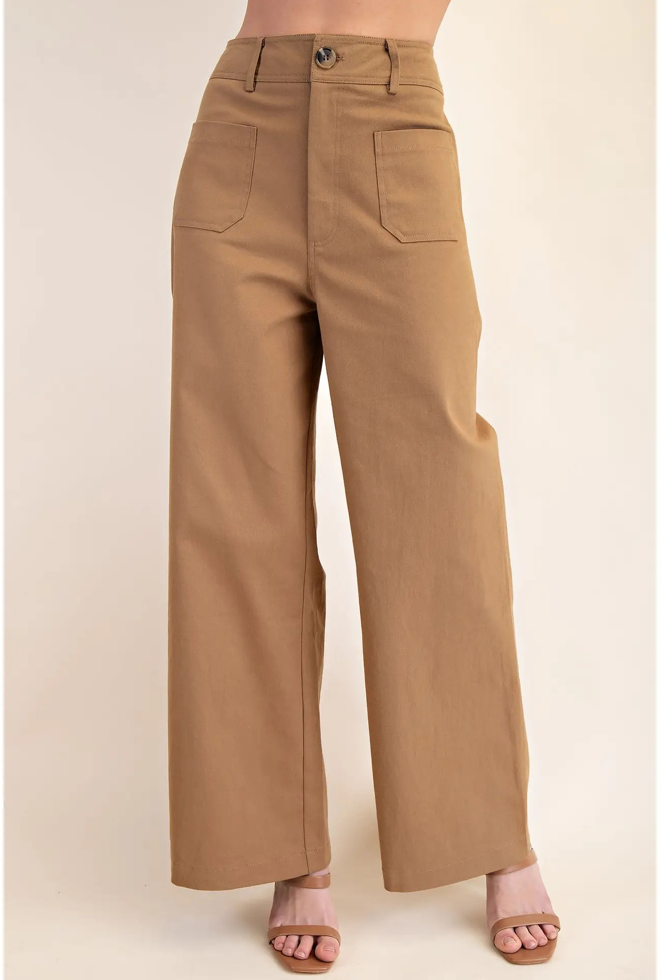 Mocha Wide Leg Pants