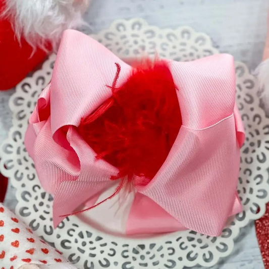 Texas Size Feather Hairbow