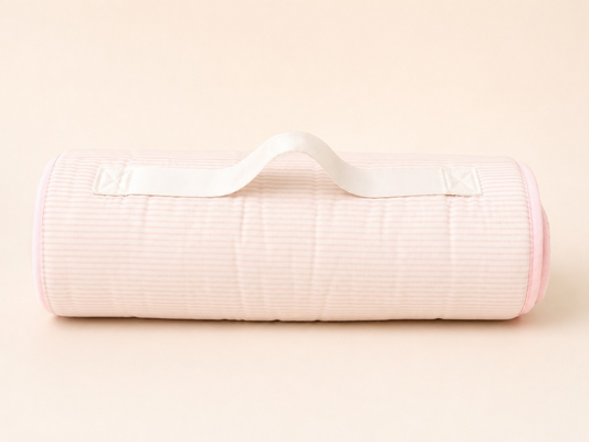The Nap Mat | Pink & White Stripe