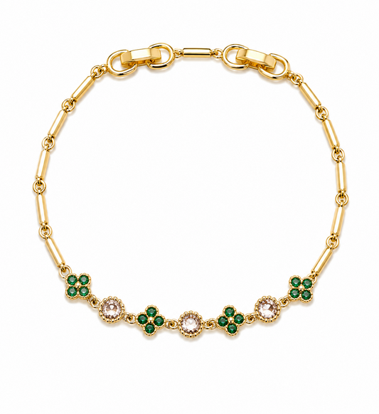 Dahlia Bracelet | Green |