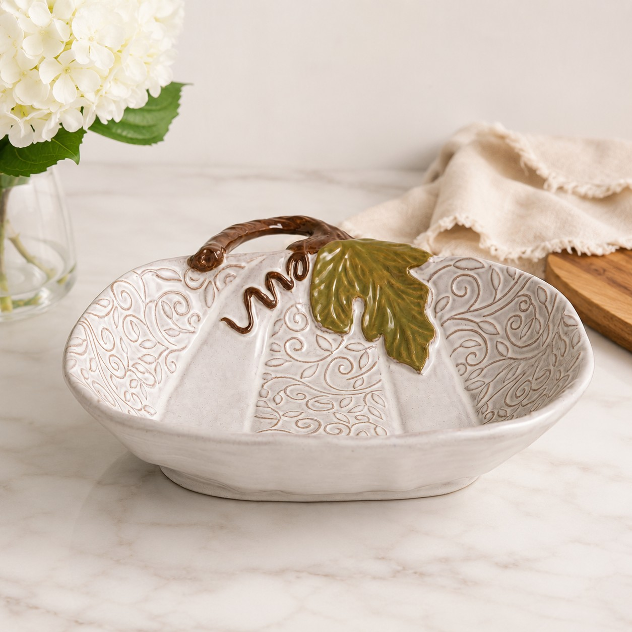 White Pumpkin Bowl
