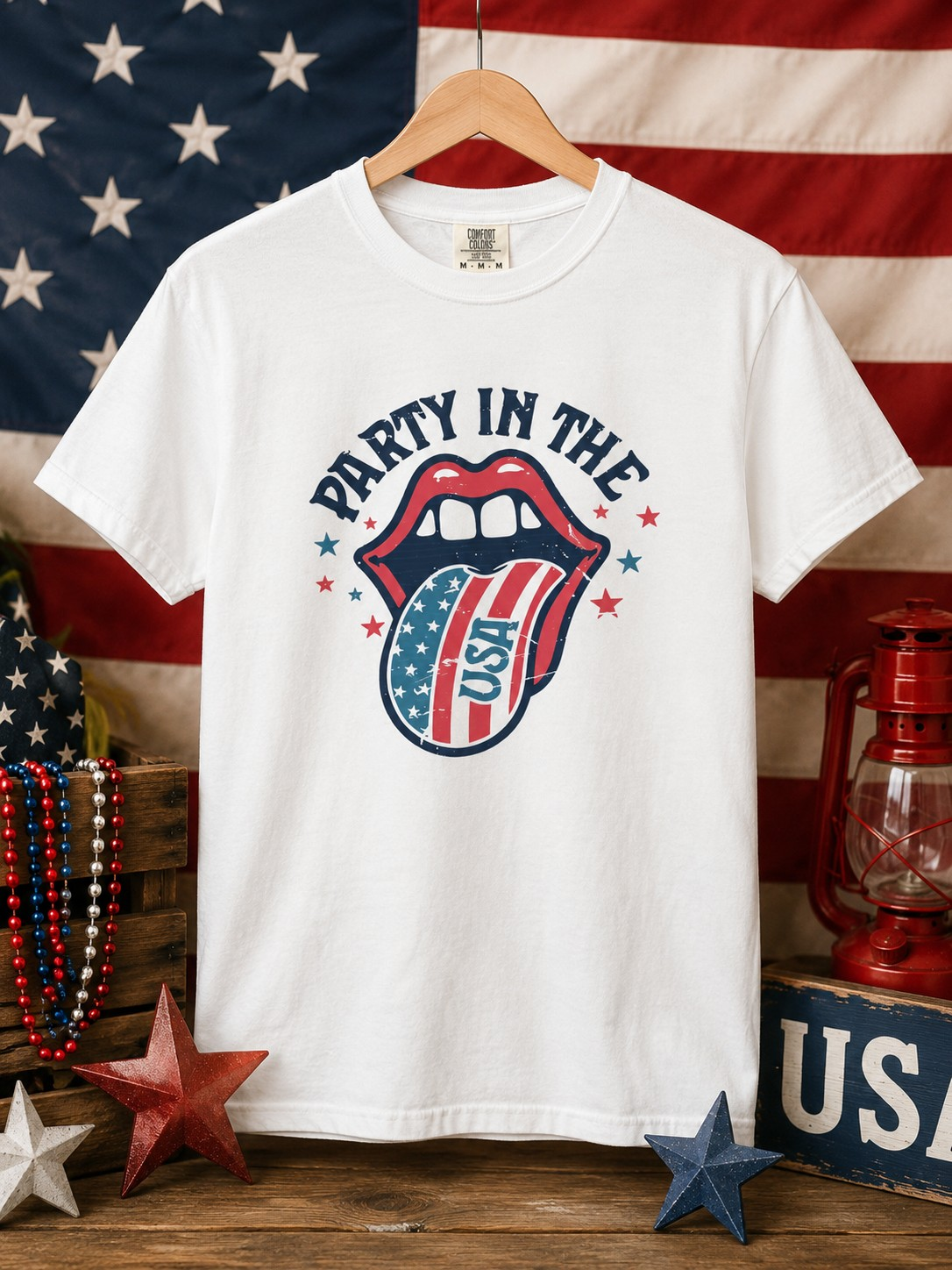 Party in the USA Comfort Color T Shirt