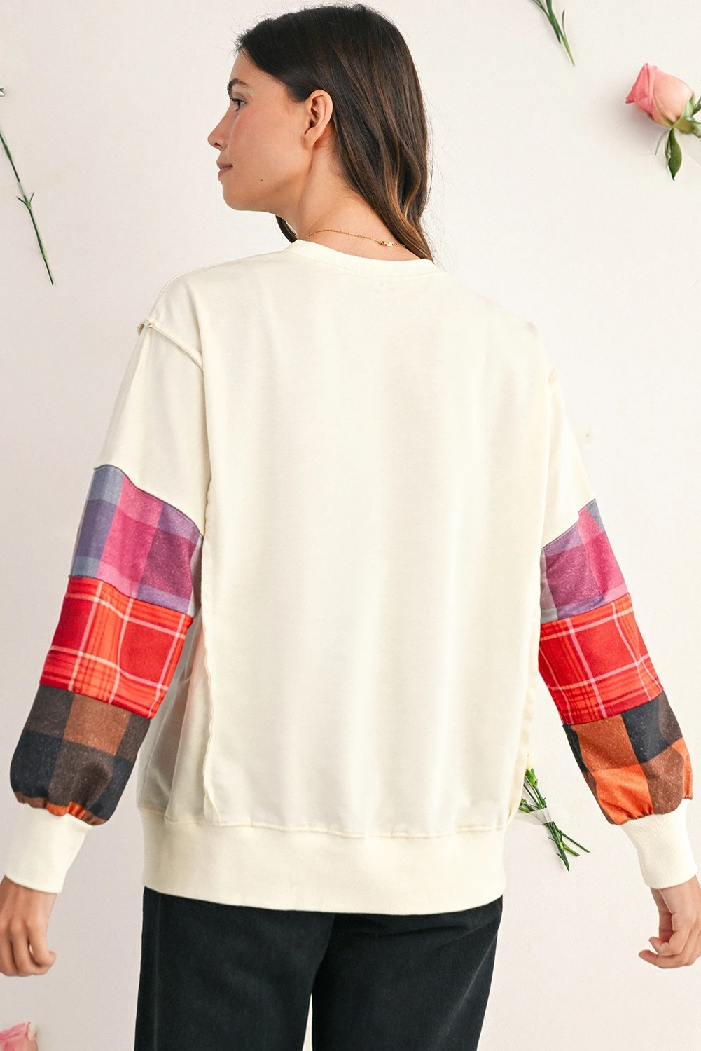 Cozy Plaid Pullover