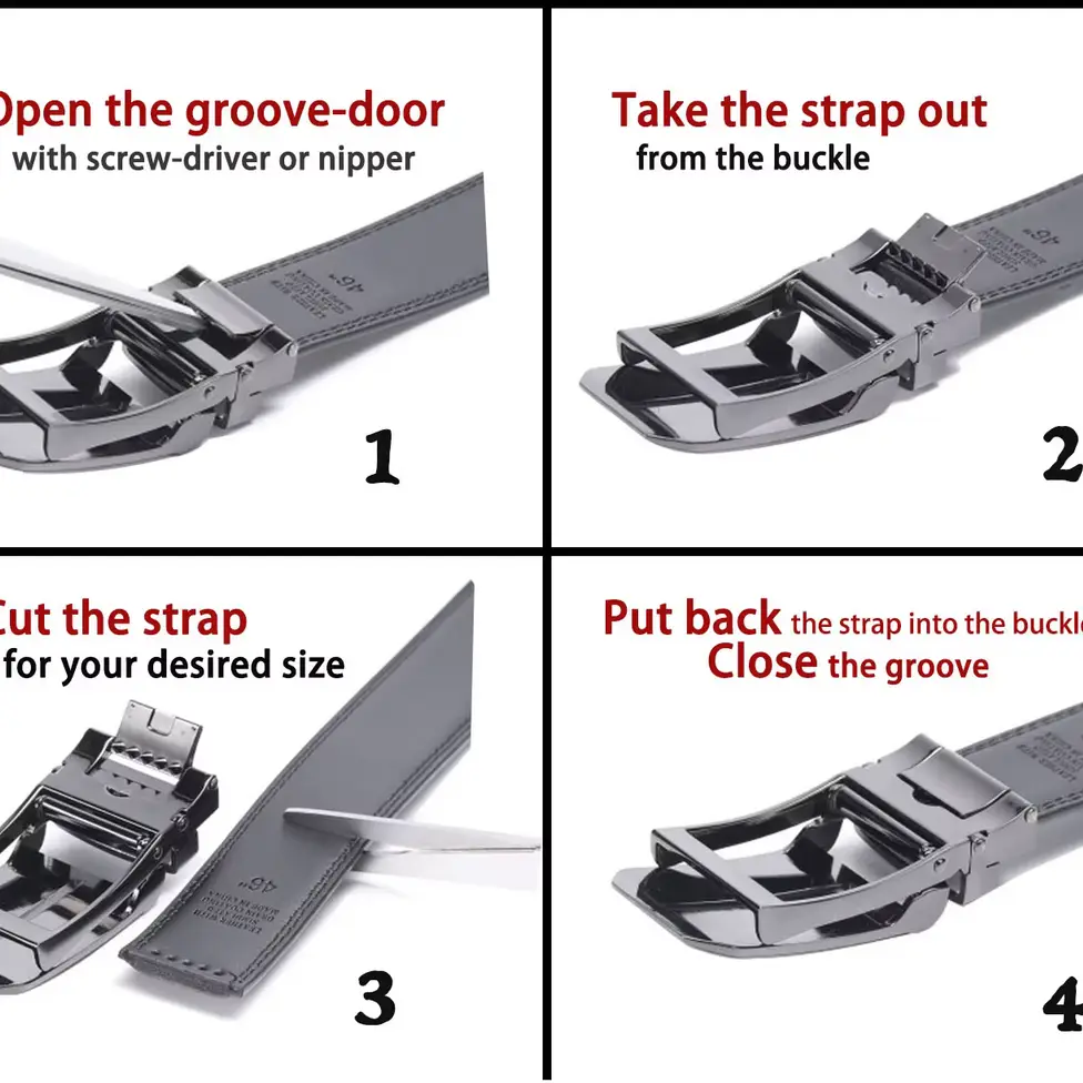 JD Buck The Perfect Fit Leather Belt