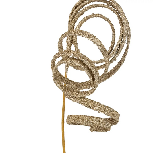 Gold Spiral Paper Stem