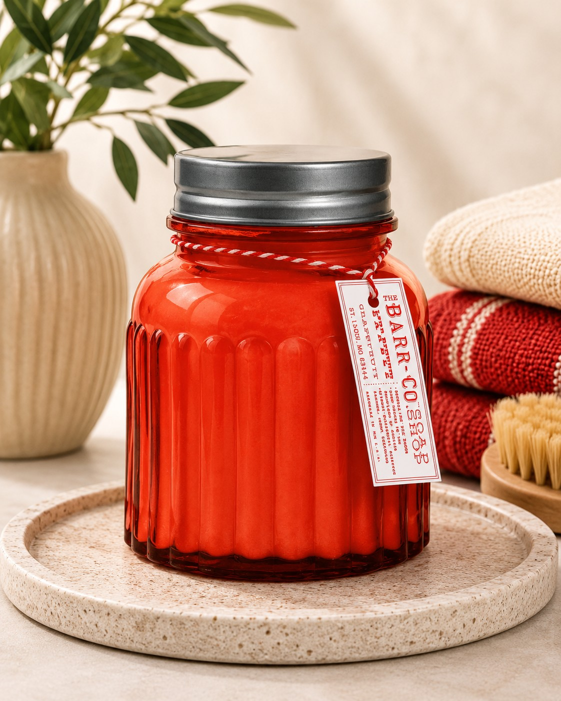 Grapefruit Apothecary Jar Candle