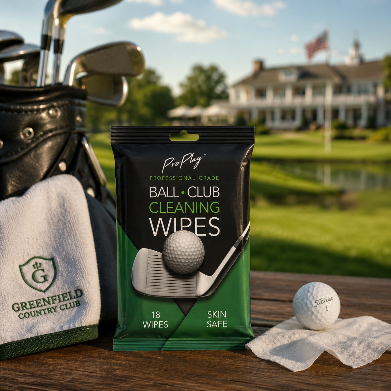 Pro Play Golf Cleaning Wipes