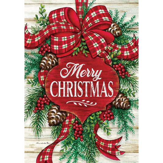 Traditional Christmas Garden Flag