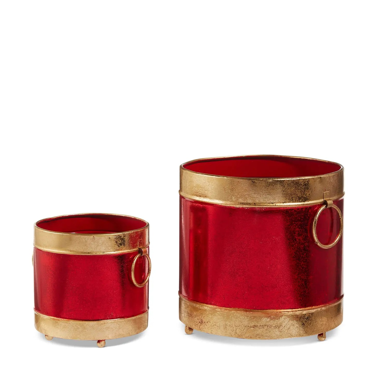Red & Gold Raz Container