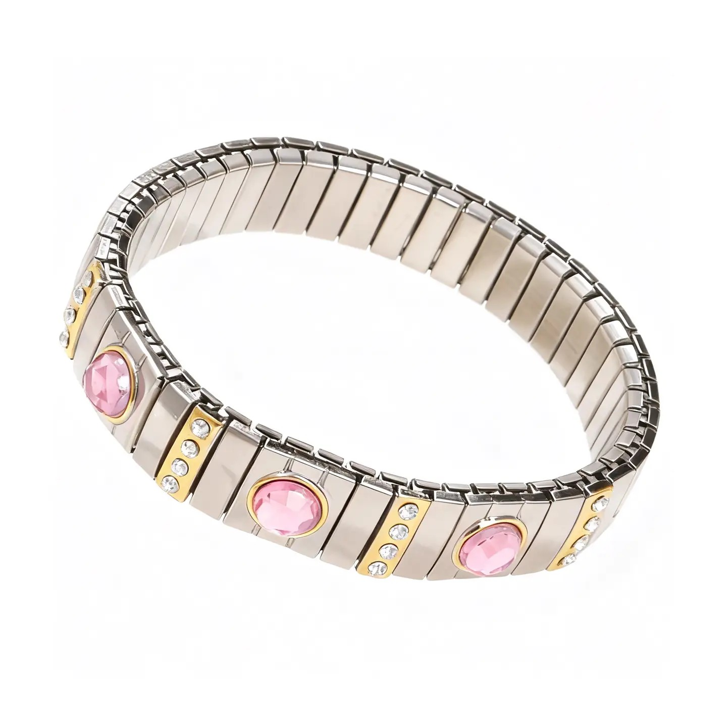 Blush & Bashful Tile Bracelet