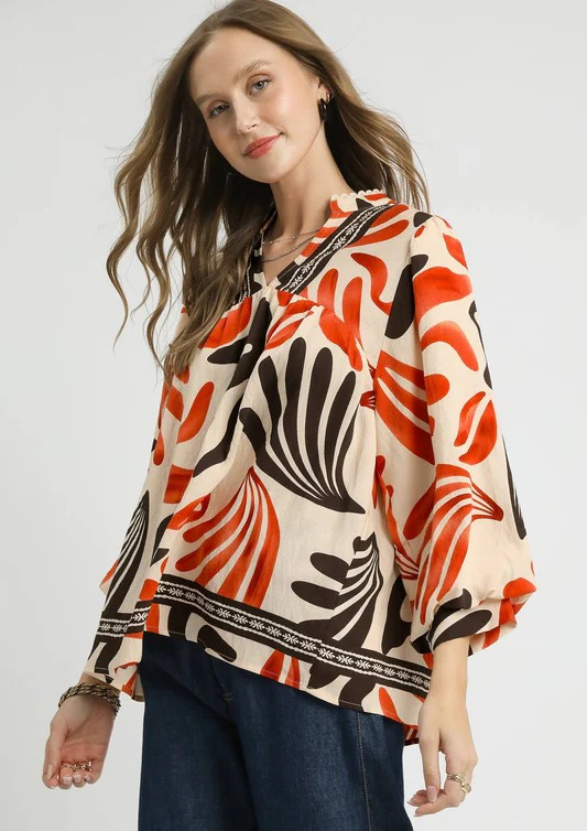 Retro Flare Top