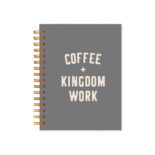 Coffee and Kingdom Work Hardcover Journal