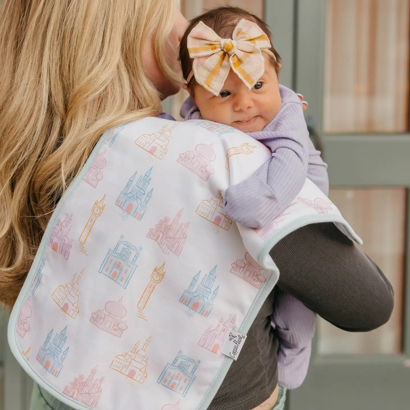 Disney Princess Premium Burp Cloths | Copper Pearl